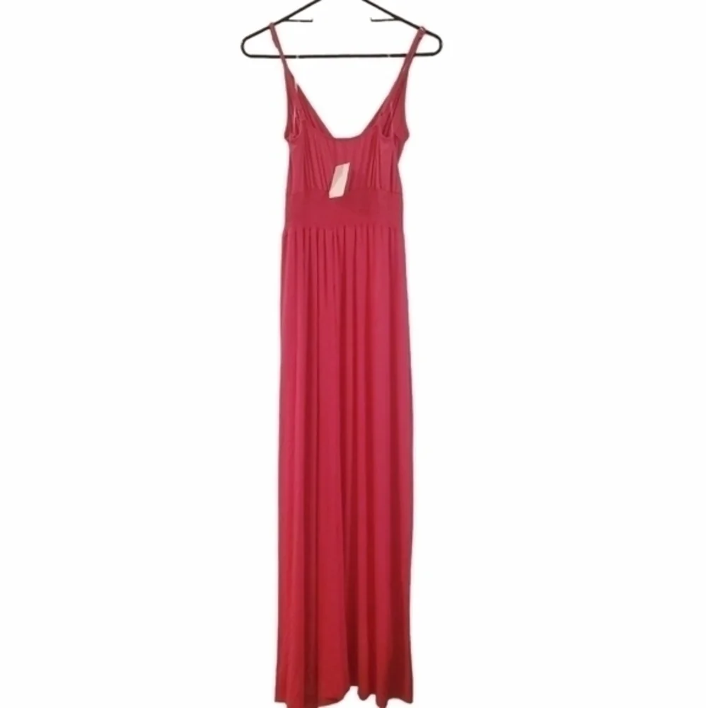 West Kei Magenta Strappy‎ Maxi Dress NWT Small